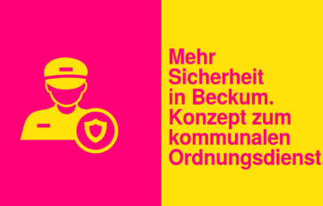 Antrag Konzept Kommunaler Ordnungsdienst in Beckum.